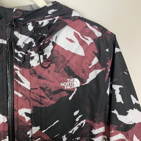 The North Face Antora Printed Jacket DryVent Rain Coat Womens XL Abstract - Picture 7 of 10
